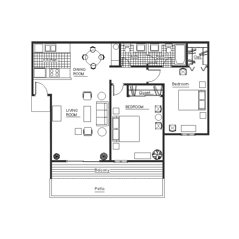 Scandia Apartments; One Two Bedroom Student Apartments College Station, TX near Texas A&M University